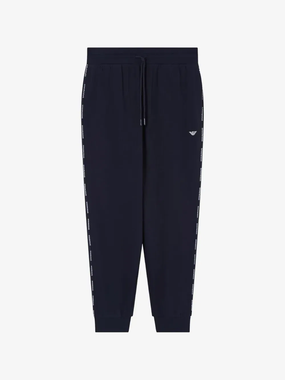 Спортивные штаны с лентой с логотипом EMPORIO ARMANI, синий