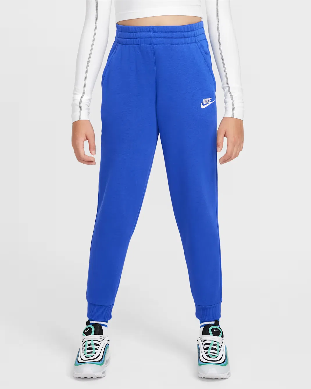 Детские спортивные штаны Nike Sportswear Club Fleece, Game Royal/White