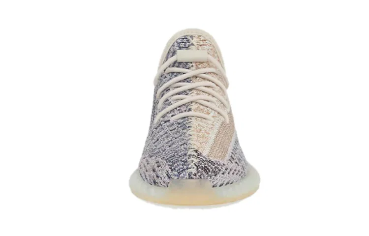Детские кроссовки с принтом Yeezy Boost 350 V2 Ash Pearl Adidas Originals, Sand — фото 4