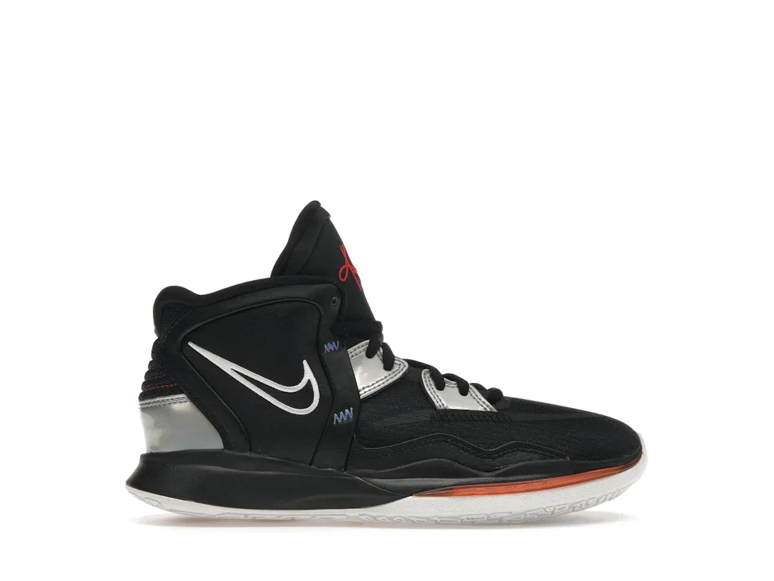 Детские баскетбольные кроссовки с высокой посадкой Nike Kyrie Infinity Nike, Black/Multi-Color-White-Team Orange