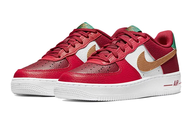 Детские кроссовки для скейтбординга с принтом Air Force 1 'Christmas' Nike, Black — фото 4