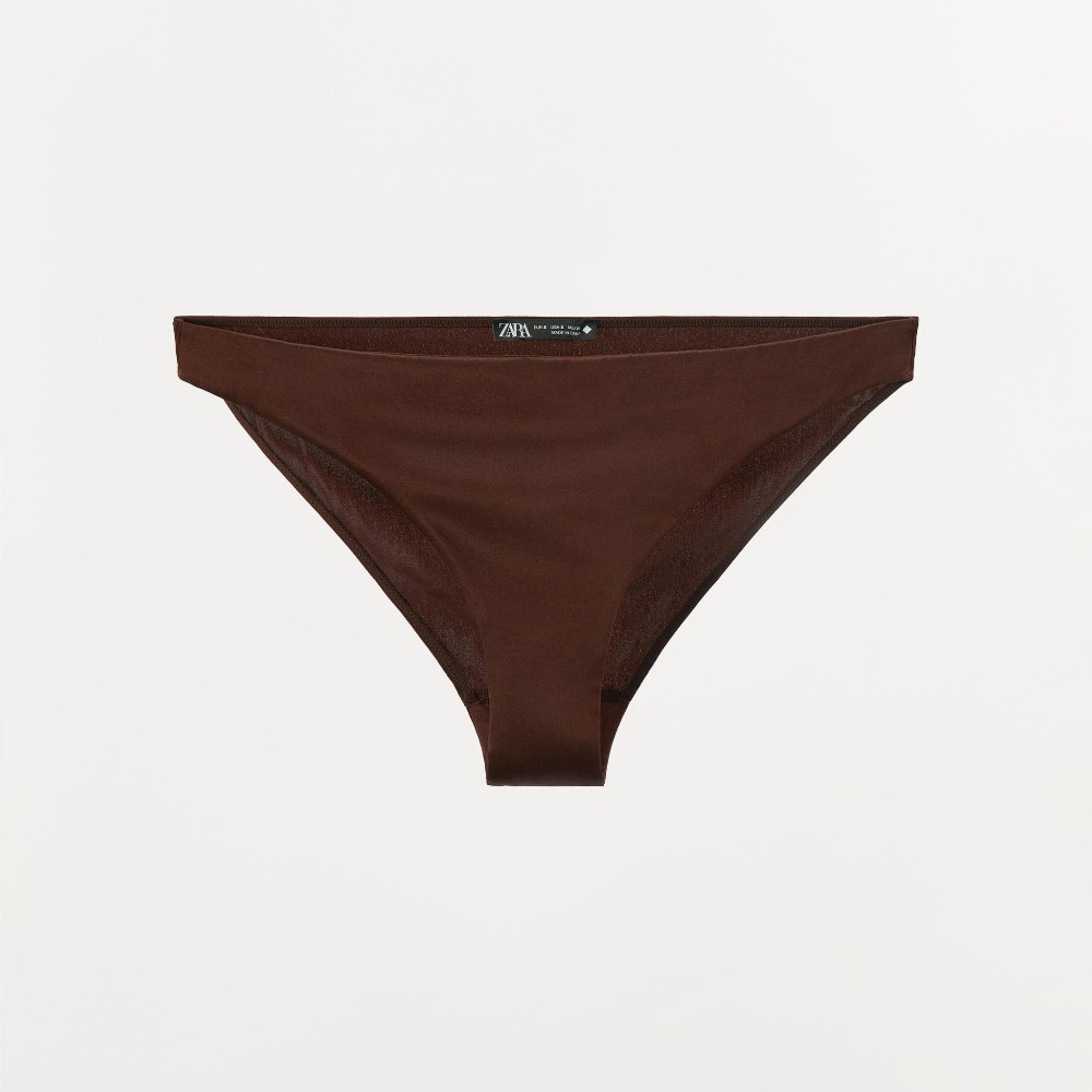 

Трусы Zara Limited Edition Classic Silk, коричневый