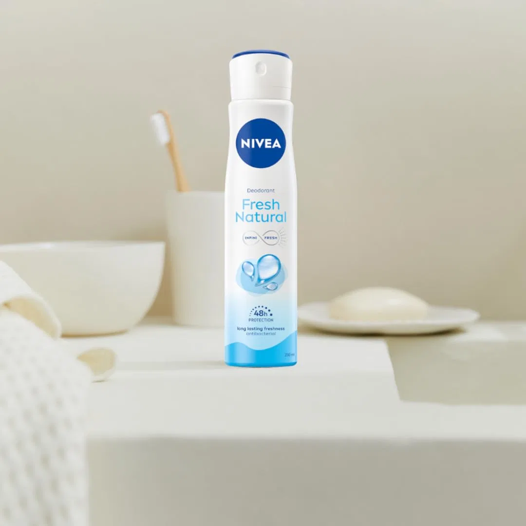 Дезодорант-аэрозоль NIVEA Fresh Natural, 5x250 мл — фото 4