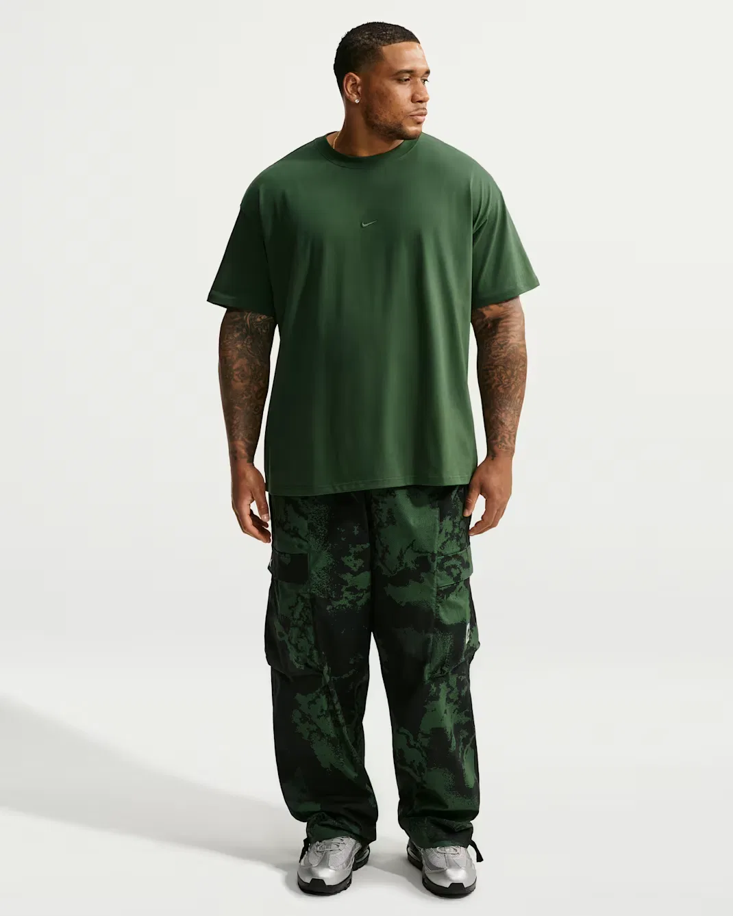 Мужская свободная футболка Nike Sportswear, Fir/Fir — фото 4