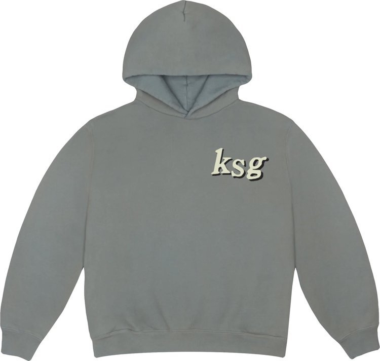 

Толстовка Cactus Plant Flea Market Kids See Ghosts Hooded Sweatshirt 'Glacier', зеленый