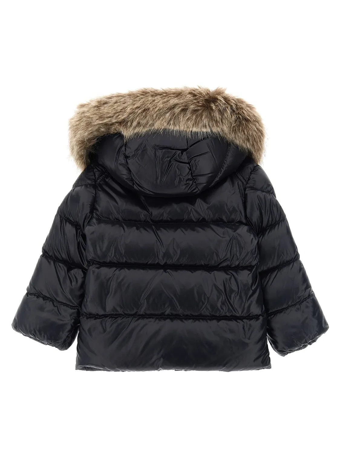 Пуховик "K2" Moncler Enfant, синий — фото 3