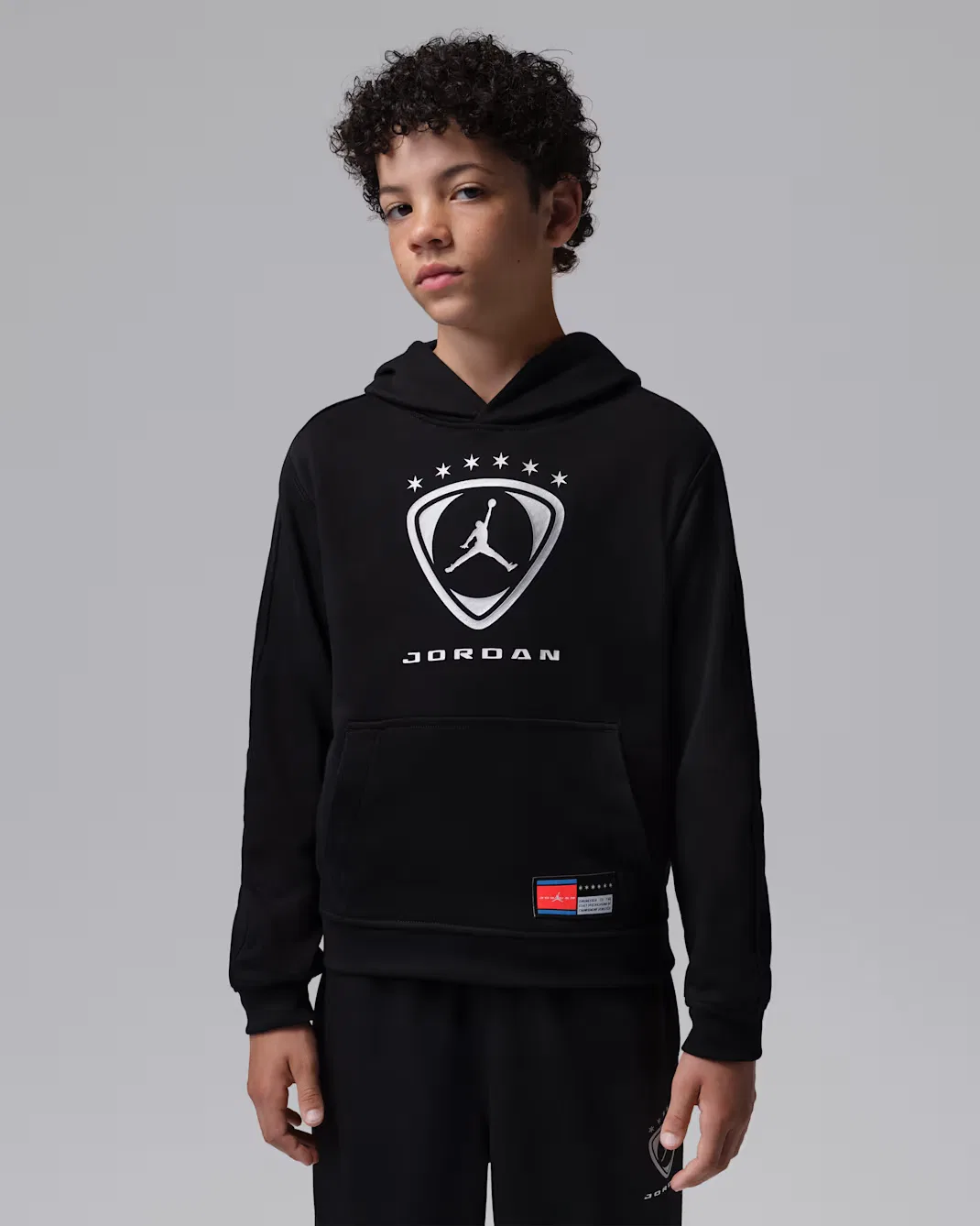 Толстовка с капюшоном "Футбольный клуб для детей постарше" Jordan, Black