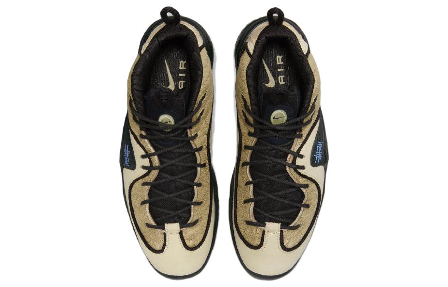 Кроссовки Nike Air Penny 2 Stussy Fossil, бежевый/черный — фото 4
