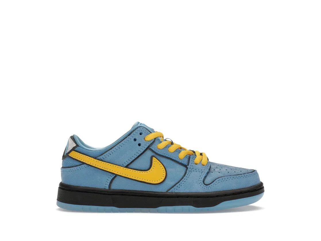 Детские кроссовки с принтом Nike SB Dunk Low The Powerpuff Girls Bubbles Nike, Blue Chill/Deep Royal Blue/Active Pink