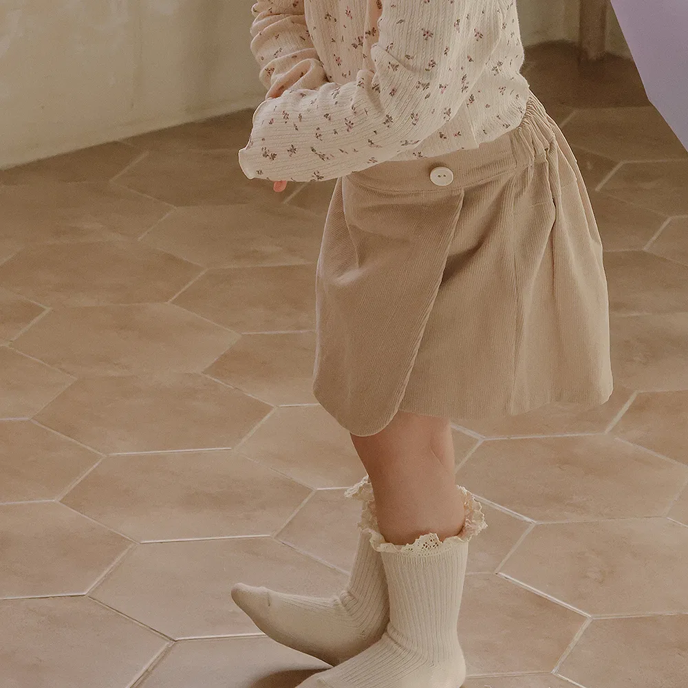 Детские вельветовые шорты-юбка Arimcloset — фото 3