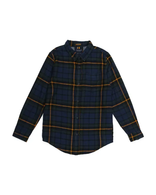 

Фланелевая рубашка в клетку Big Boy Denim & Flower, цвет Multicolor
