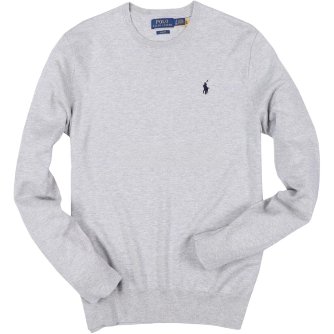 Polo Ralph Lauren SS25 Вязаный свитер мужской серый — фото 3