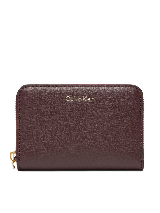 

Большой женский кошелек Foil Logo Medium Zip Around LV04F1091G Calvin Klein, красный