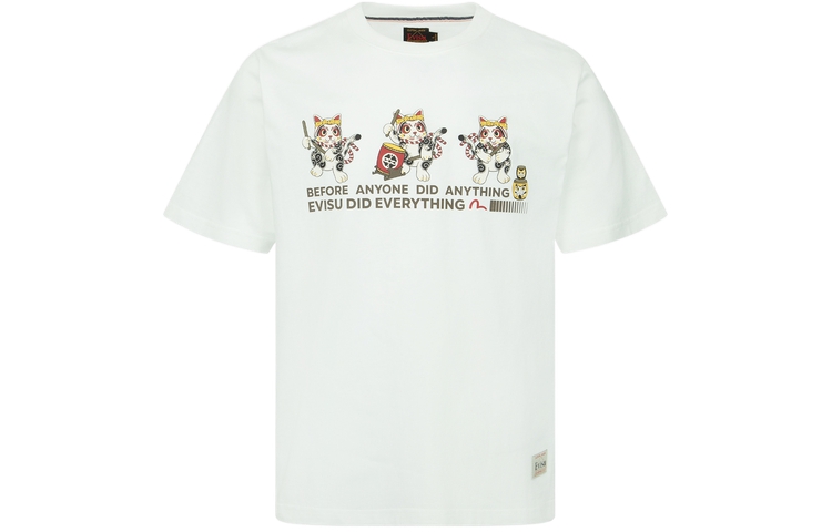 

Футболка унисекс Evisu, цвет Apricot
