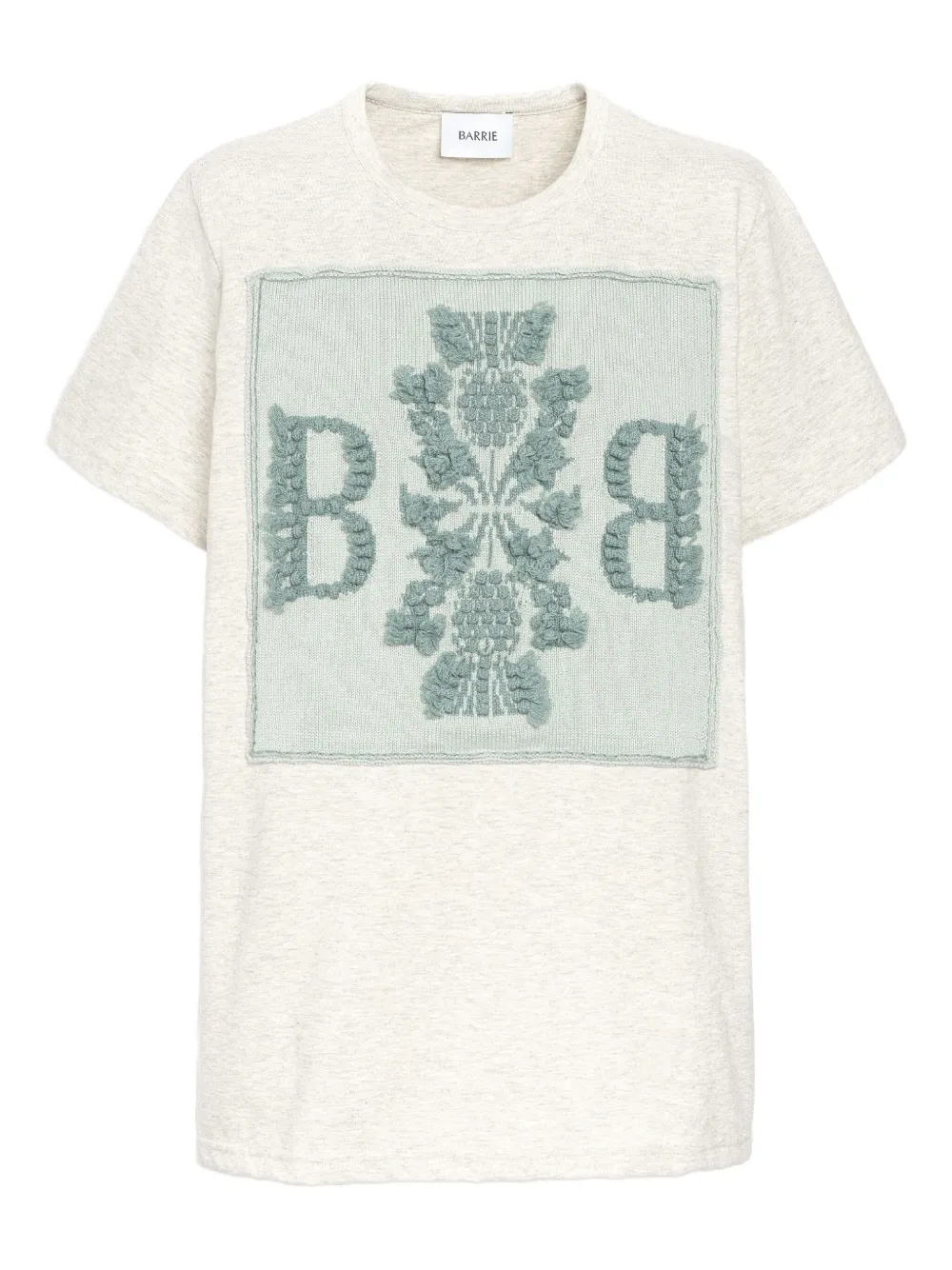 

Футболка с нашивкой-логотипом Barrie, серый