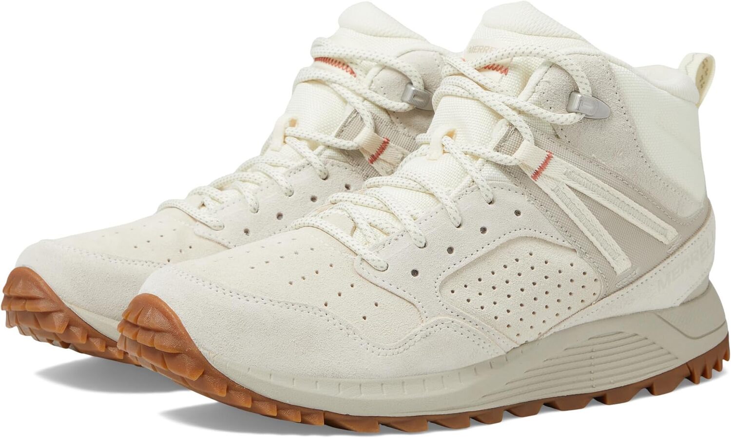 

Походная обувь водонепроницаемая Wildwood Mid LTR Waterproof Merrell, цвет Off-White