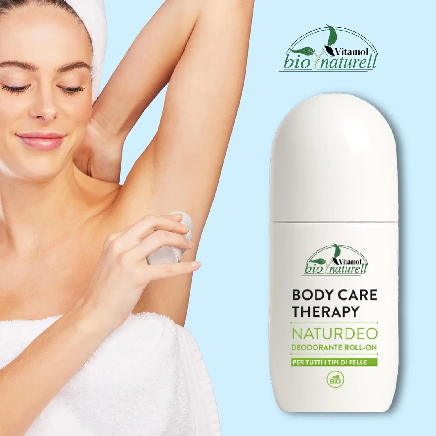 Роликовый дезодорант Vitamol NaturDeo без алюминия и парабенов, 50 мл Vitamol — фото 3