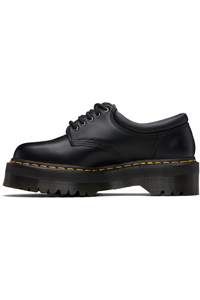 Dr. Martens Черные кожаные повседневные дерби на платформе 8053 — фото 3