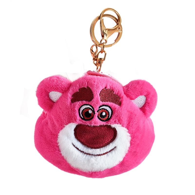 

Disney Клубничная серия плюшевых подвесок унисекс, LW-PCB-05 Lotso Coin Purse Pendant