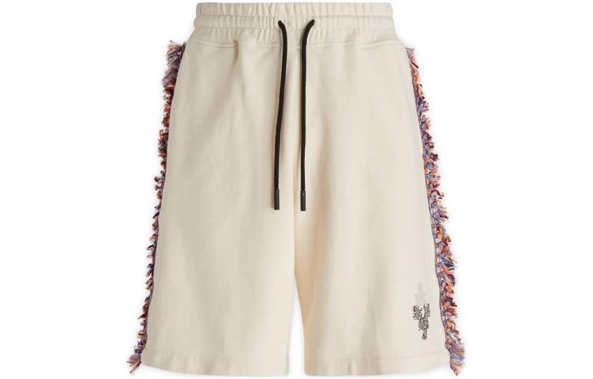 

Шорты Cotton с бахромой County Of Milan Marcelo Burlon, слоновая кость