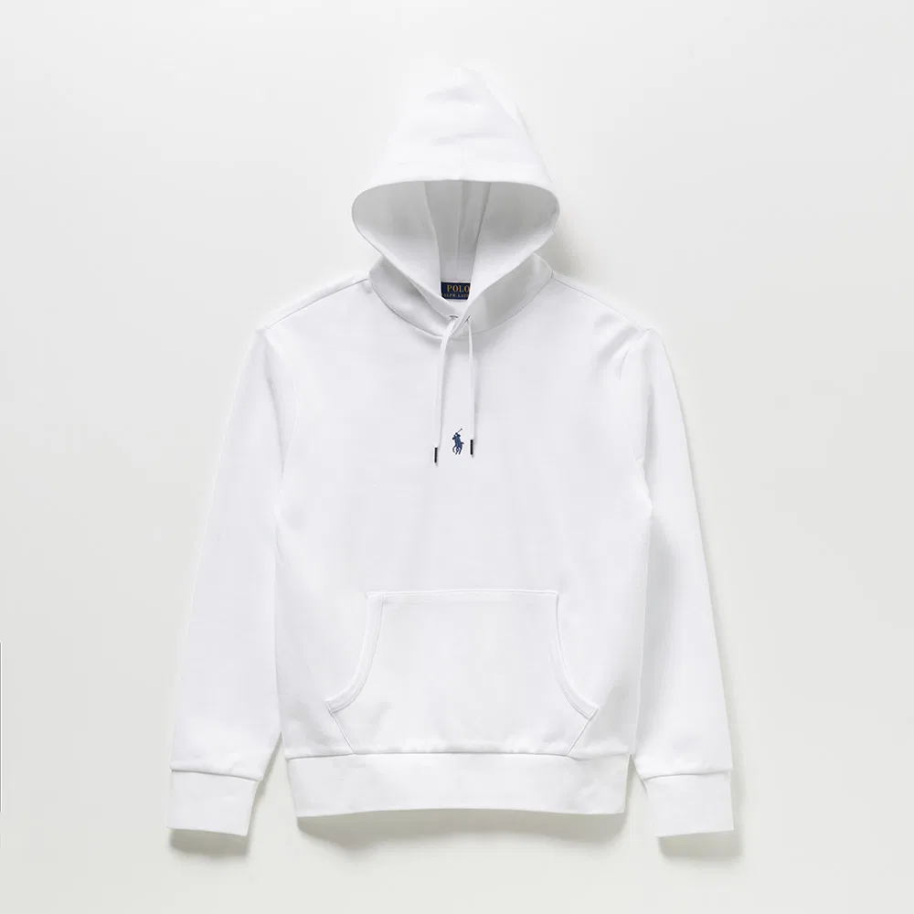 Мужской свитшот с логотипом Pony белого цвета от Polo Ralph Lauren