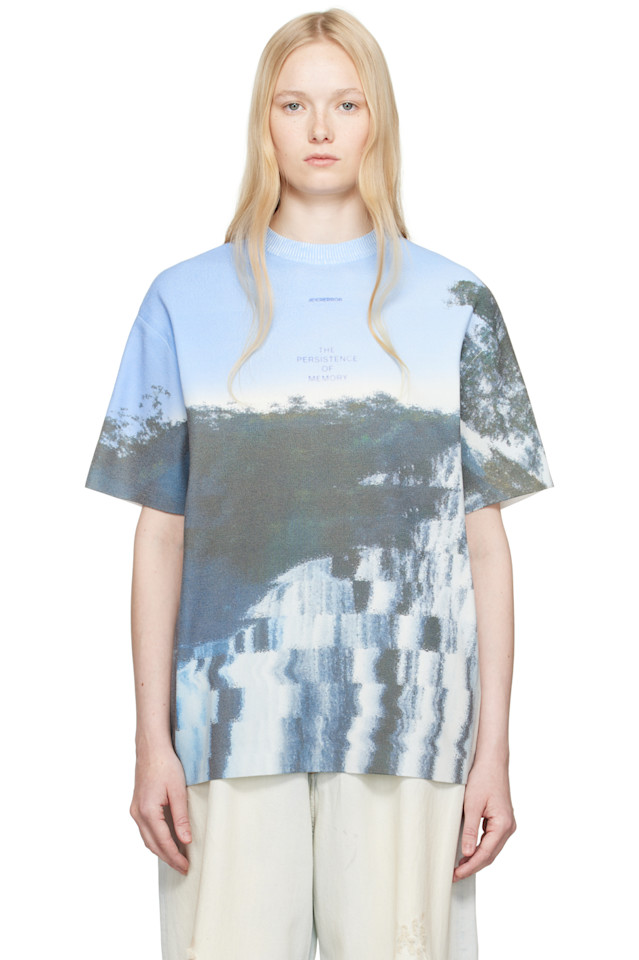 

Полурукавное трикотажное изделие. 61 t-shirt Ader Error, синий