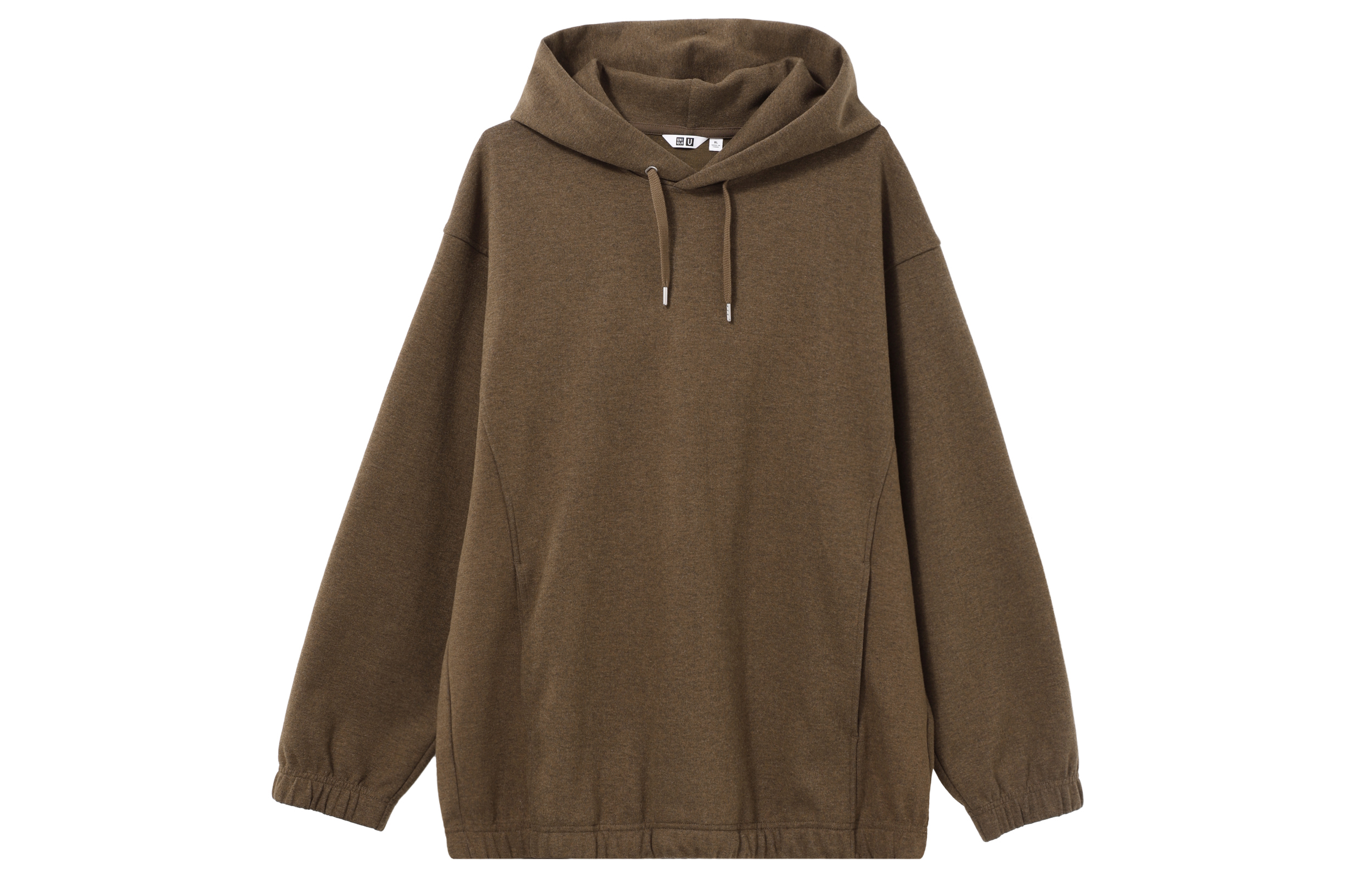 

Толстовка серии U FW23 унисекс светло-коричневая Uniqlo, коричневый