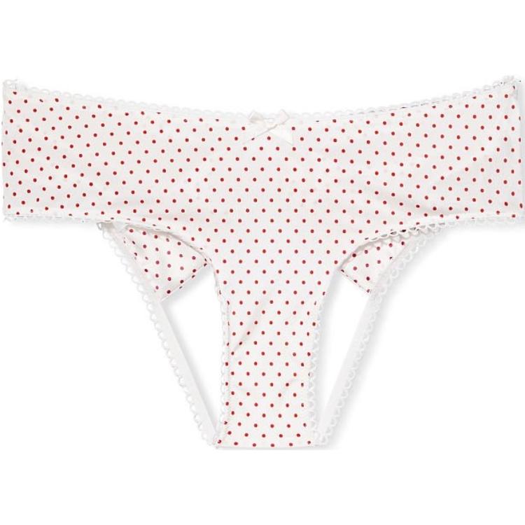 

Victoria's Secret Женские трусы 1 упаковка в горошек White