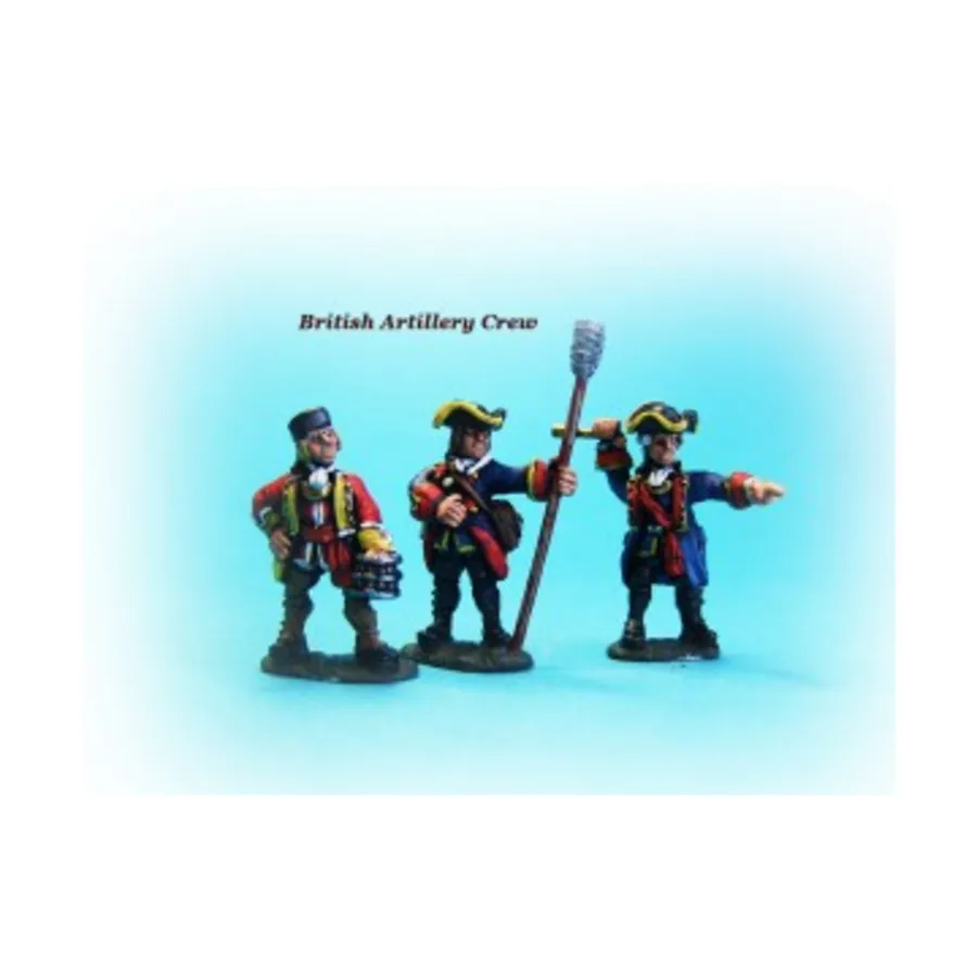 

Британский артиллерийский расчет, French & Indian War 1754-1763 (28mm)