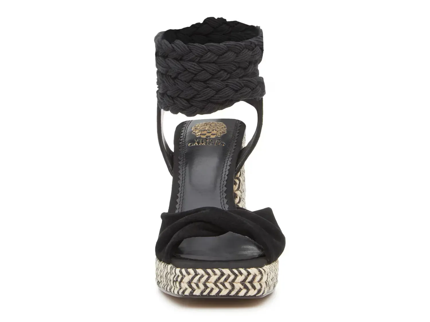 Сандалии Paddge на шнуровке Vince Camuto, Black/Beige — фото 2