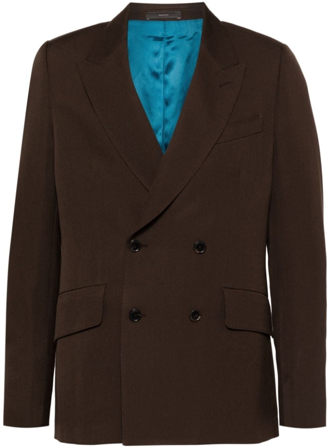 

Двубортный блейзер Paul Smith, коричневый