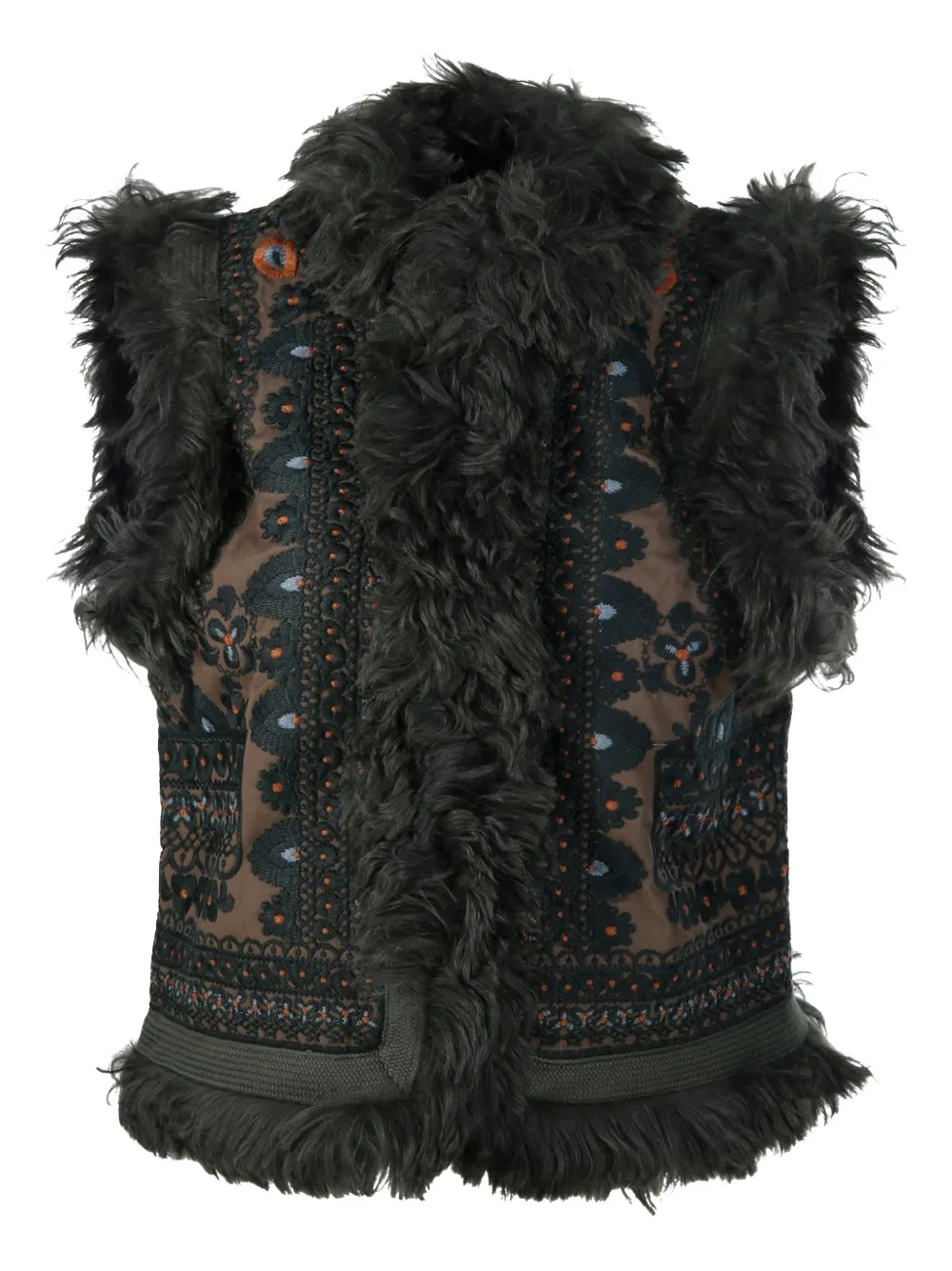 

Куртка с узором и отделкой из меха Antik Batik, коричневый