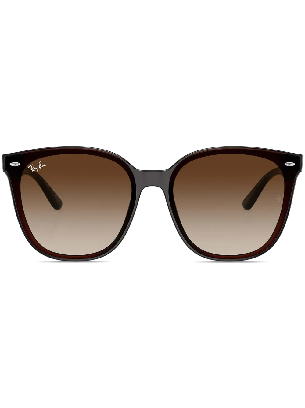 

Солнцезащитные очки в квадратной оправе Ray-Ban, коричневый