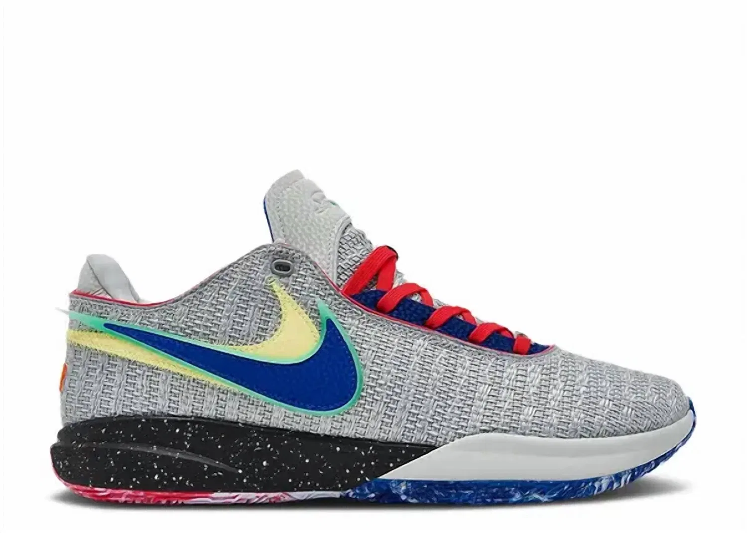 Nike Мужские кроссовки Lebron 20 Lifer серо-сине-красного цвета
