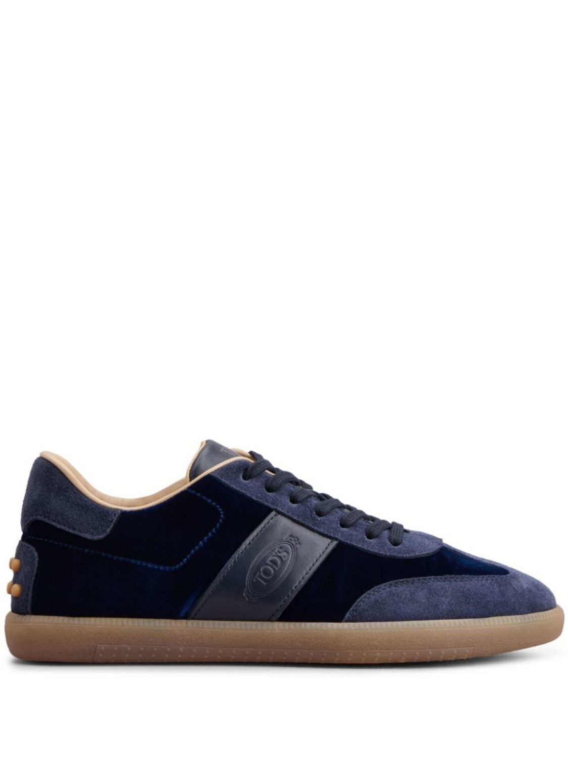 

Tod's кроссовки со вставками, синий