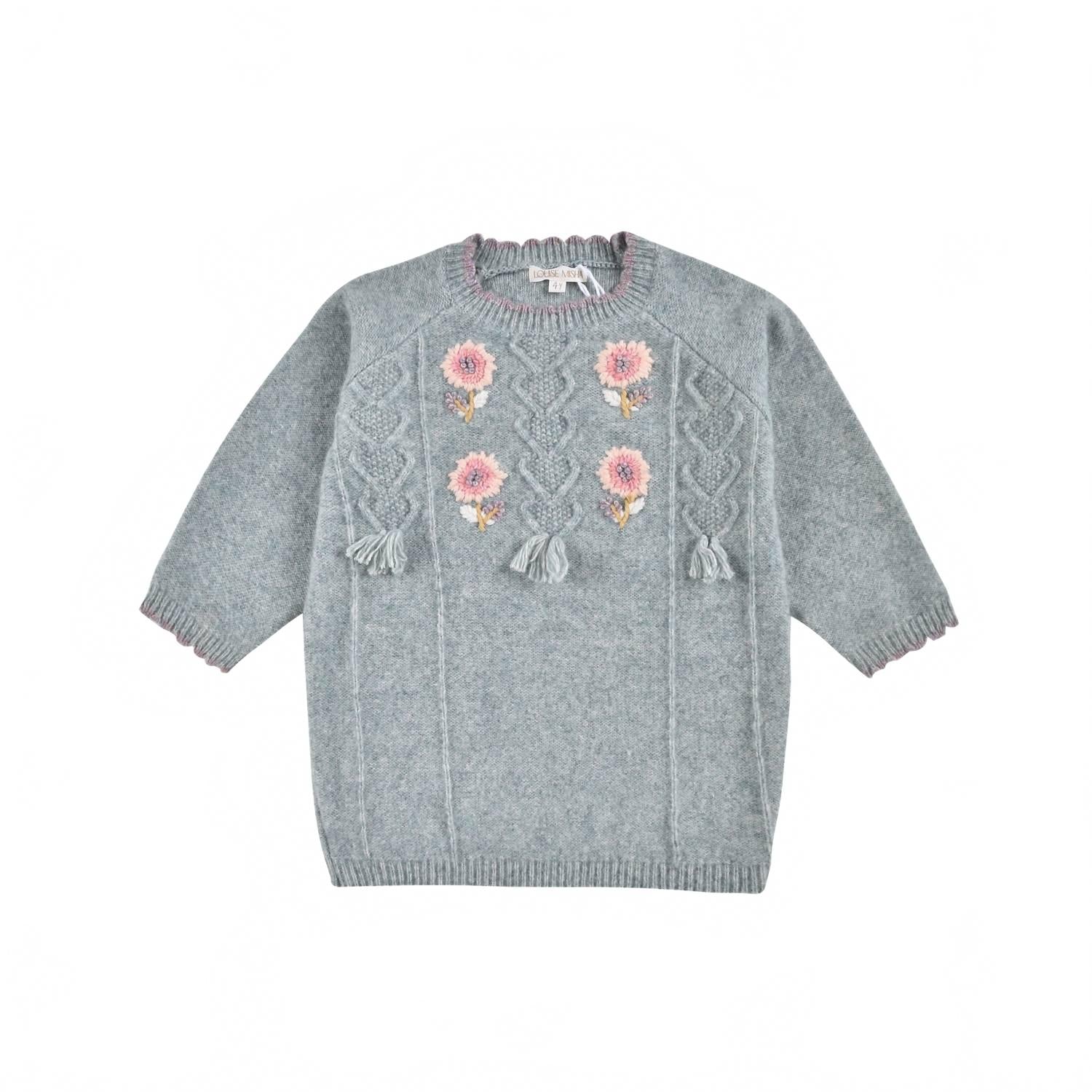 

Платье Algonya для девочек в минерально-голубом цвете Louise Misha