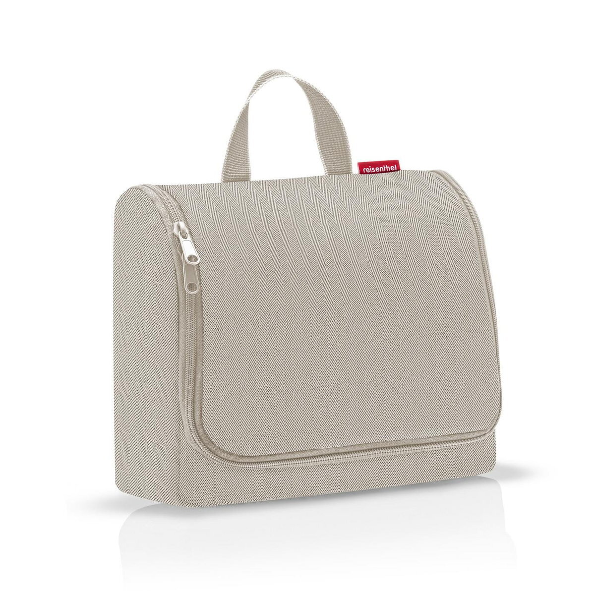 

TOILETBAG XL косметичка, елочка песочная, Reisenthel