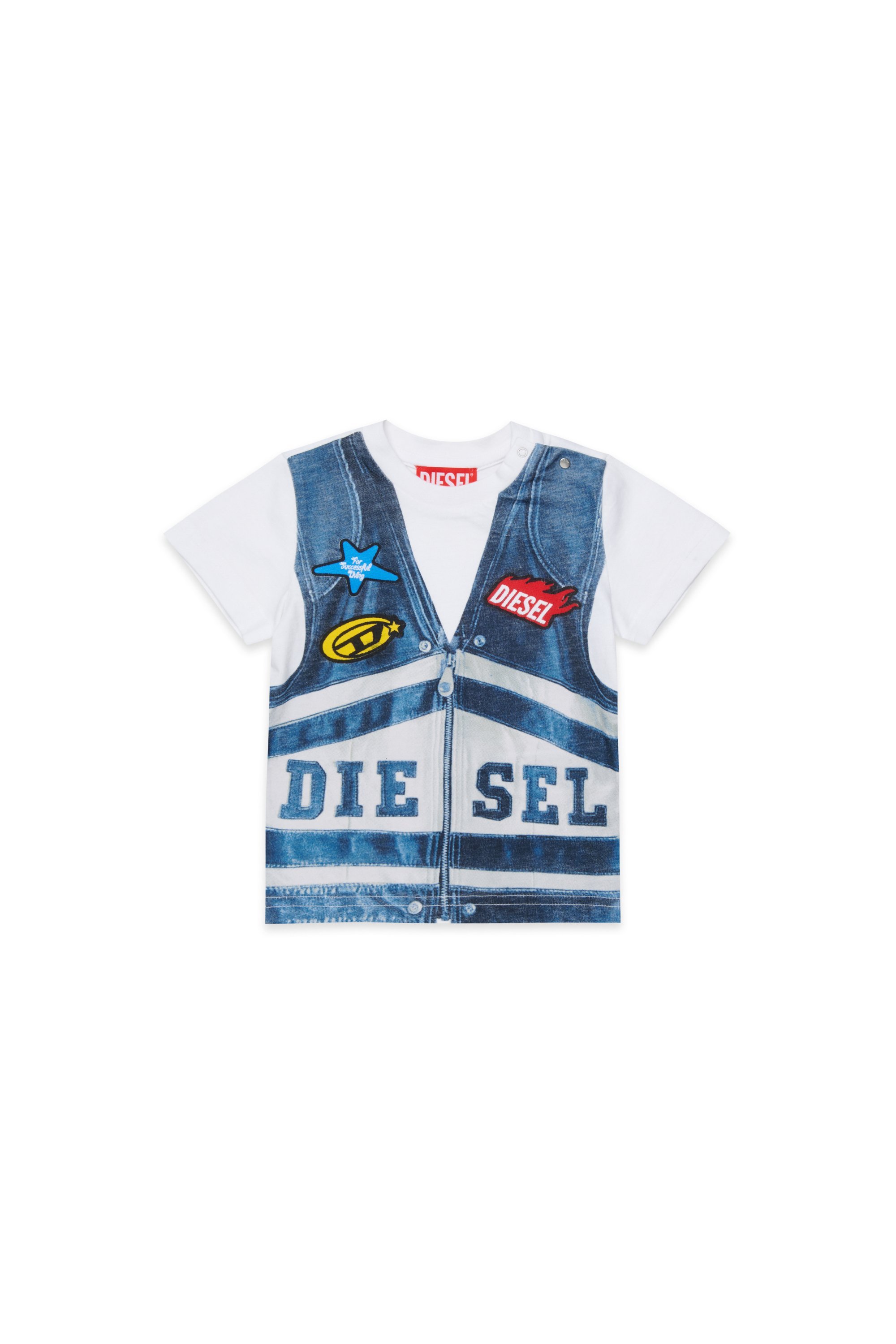 Детская футболка TELTIB Diesel, white — фото 2