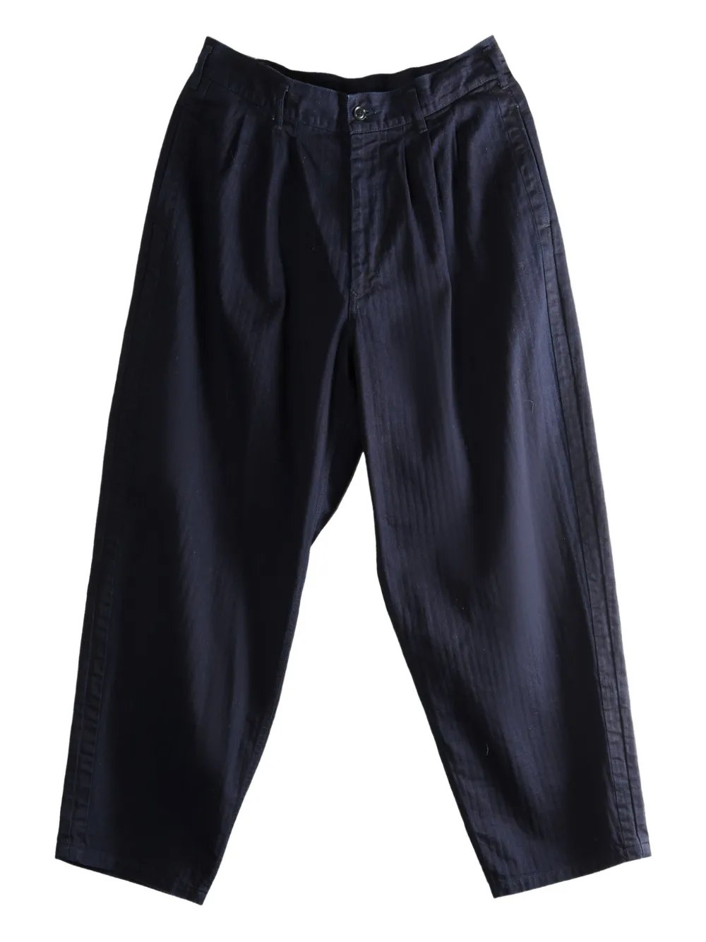 

Брюки широкого кроя со складками Yohji Yamamoto, синий