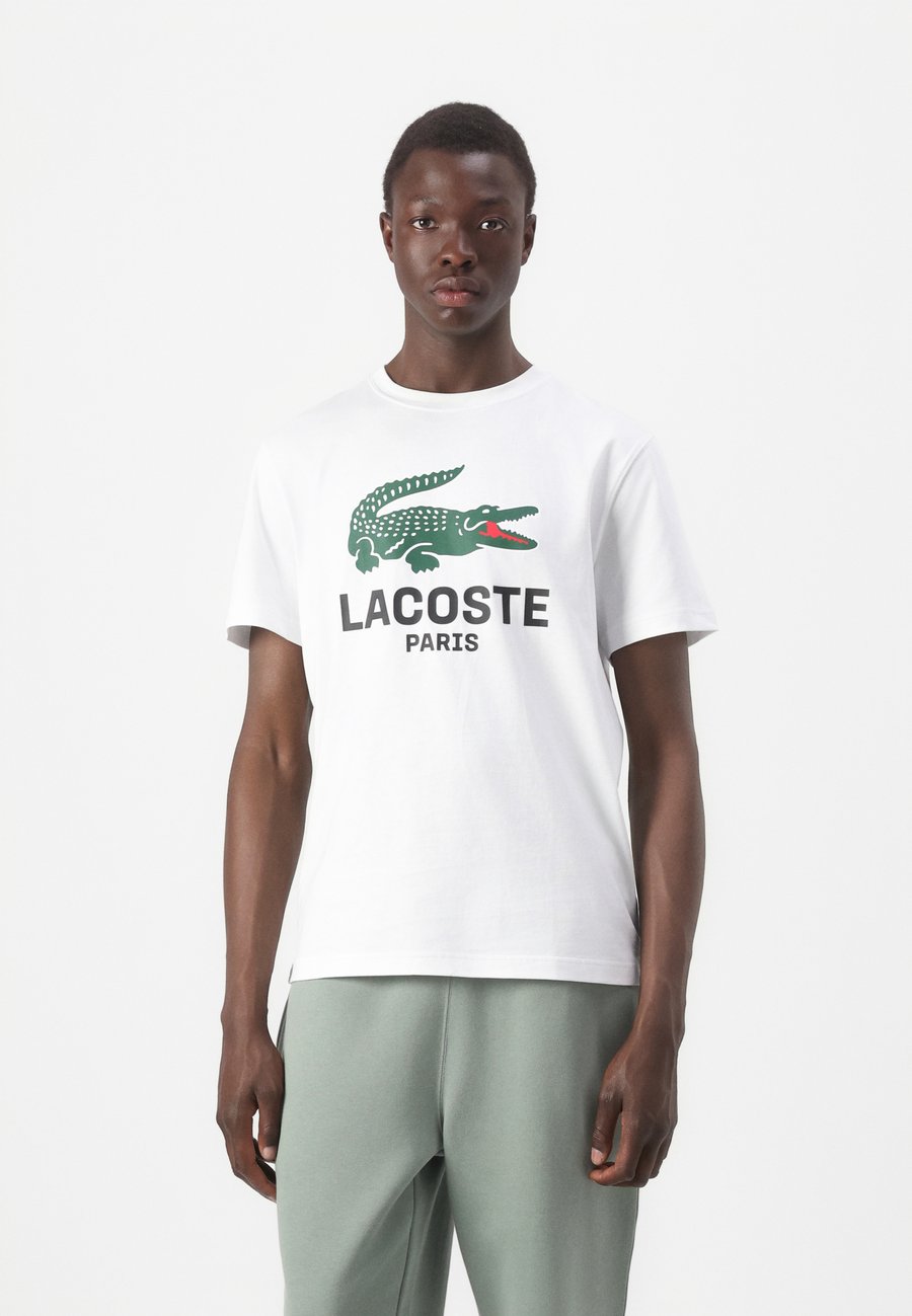 

Футболка Lacoste Print T-shirt, White, Белый, Футболка Lacoste Print T-shirt, White