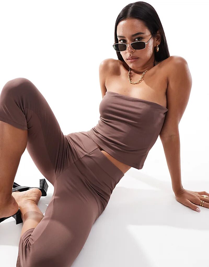 

Чистый ярусный бандо в шоколаде ASOS DESIGN