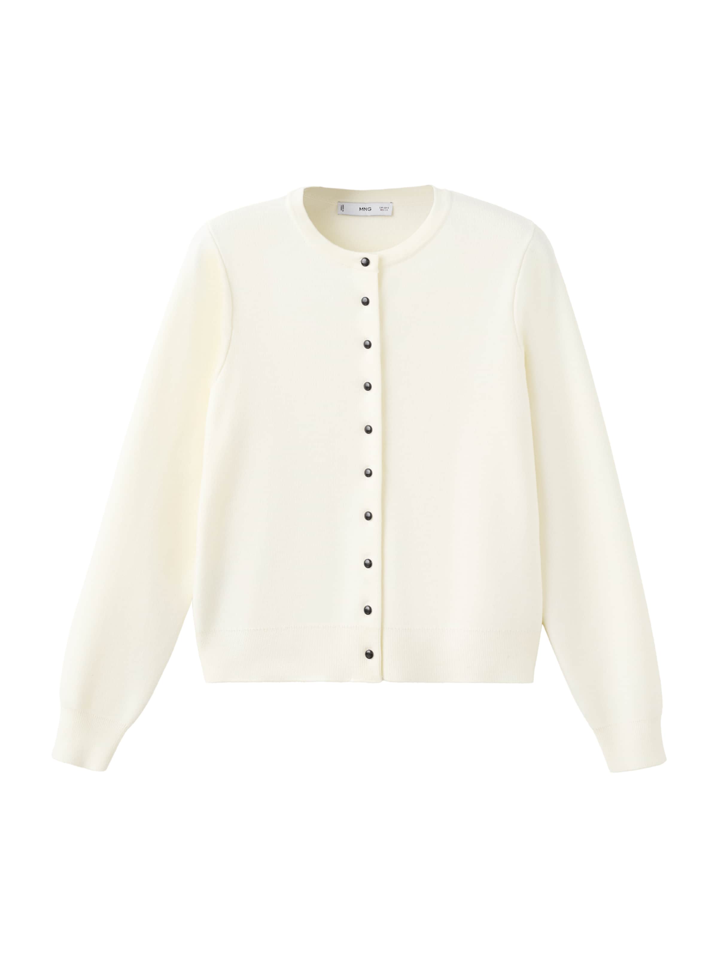 

MANGO Кардиган 'IVAN' вязаный, кремовый