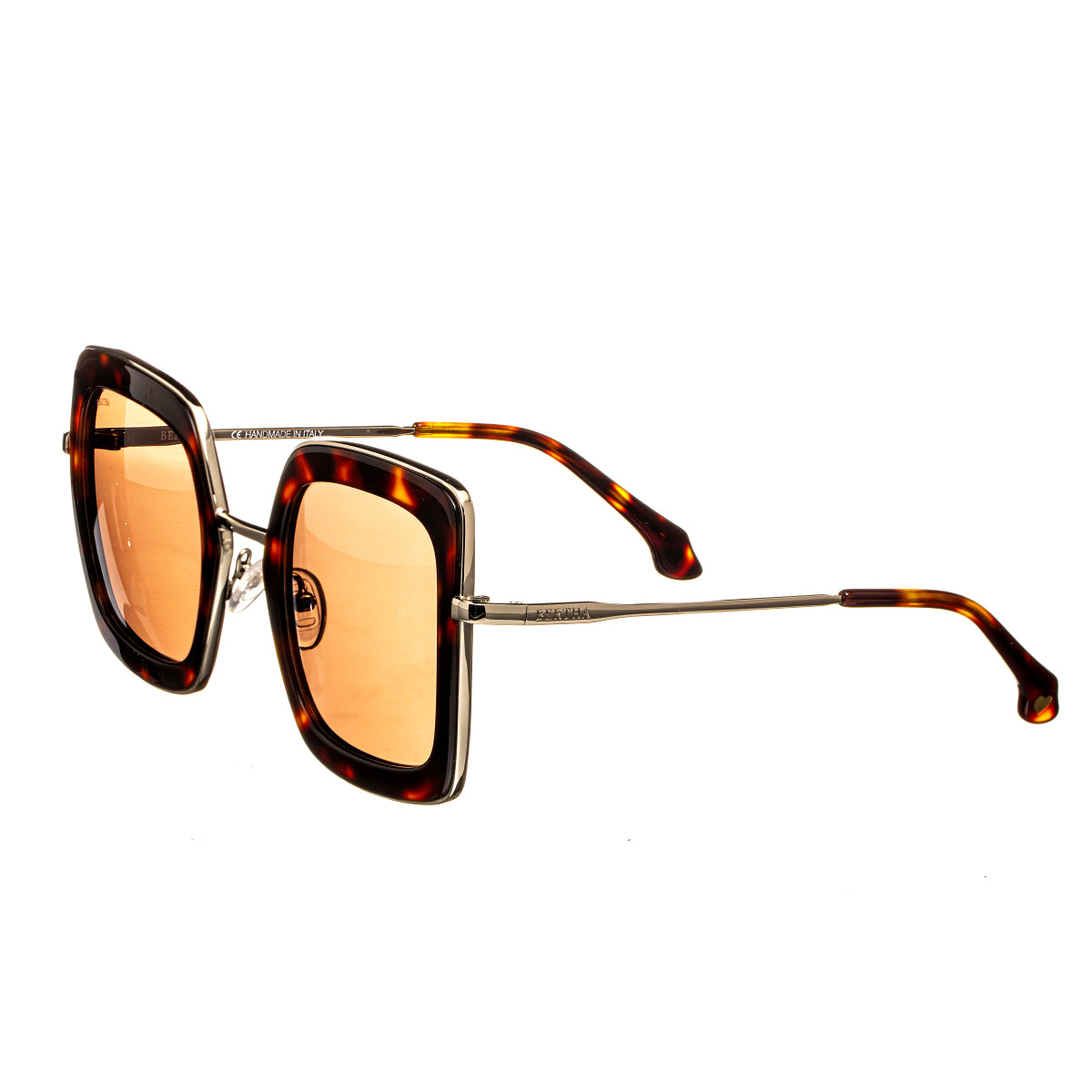 

Солнцезащитные очки Ellie Handmade in Italy Bertha, цвет tortoise