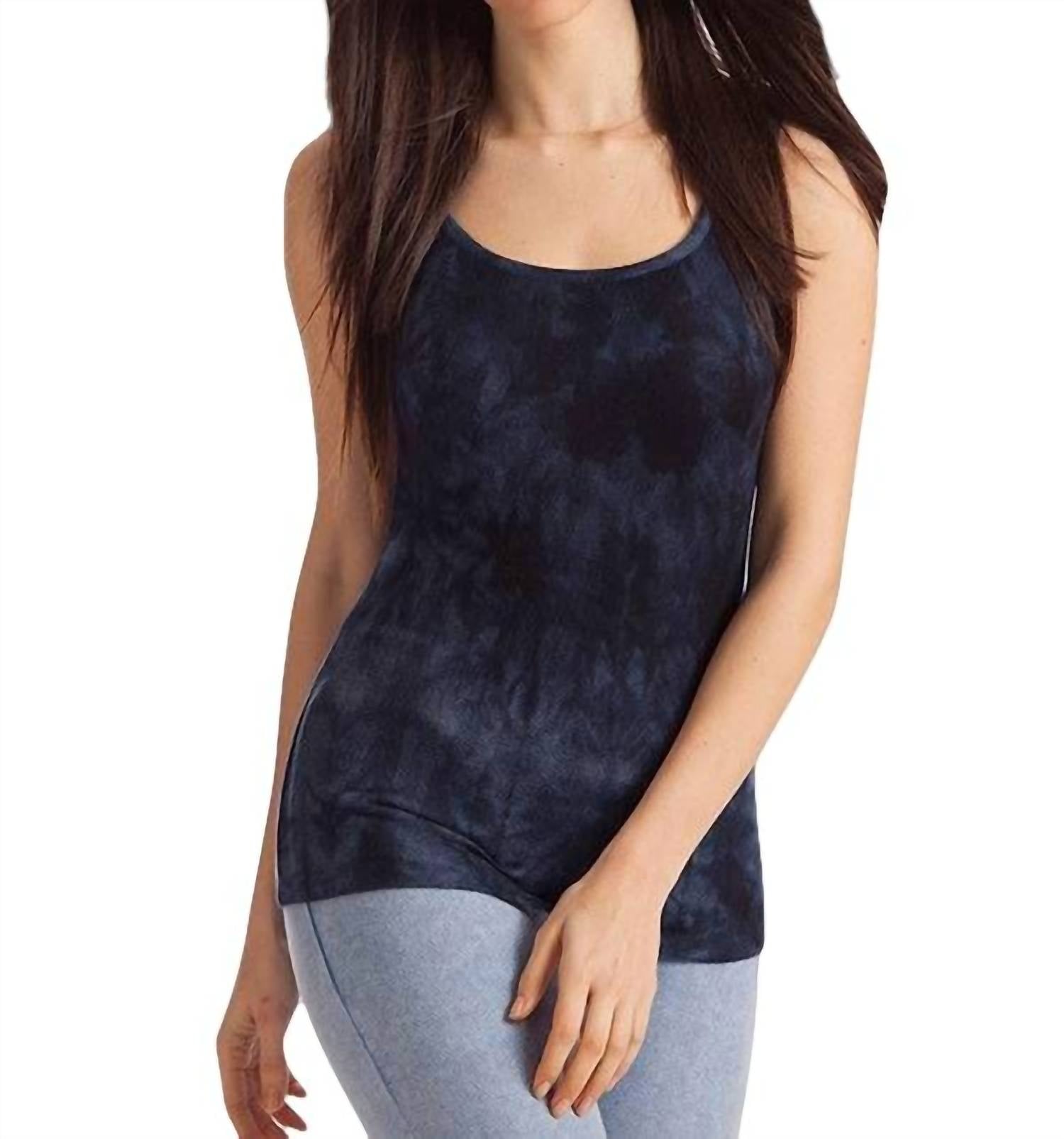 

Темно-синяя майка Malyasia Tie-Dye Kashmira french kyss