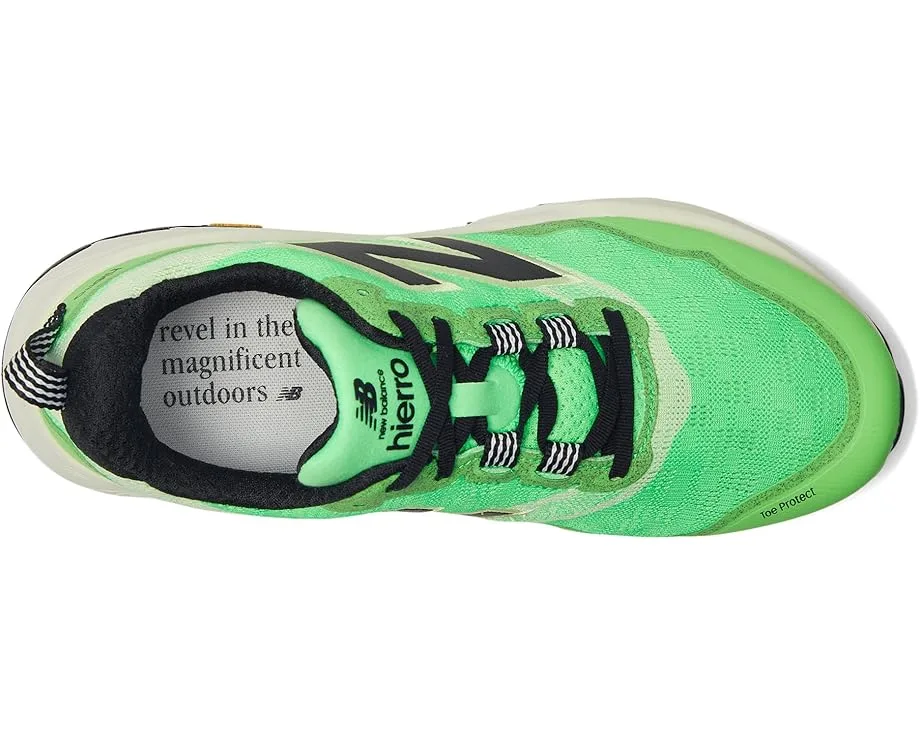 Кроссовки New Balance Fresh Foam X Hierro v9, Electric Jade/Black — фото 2