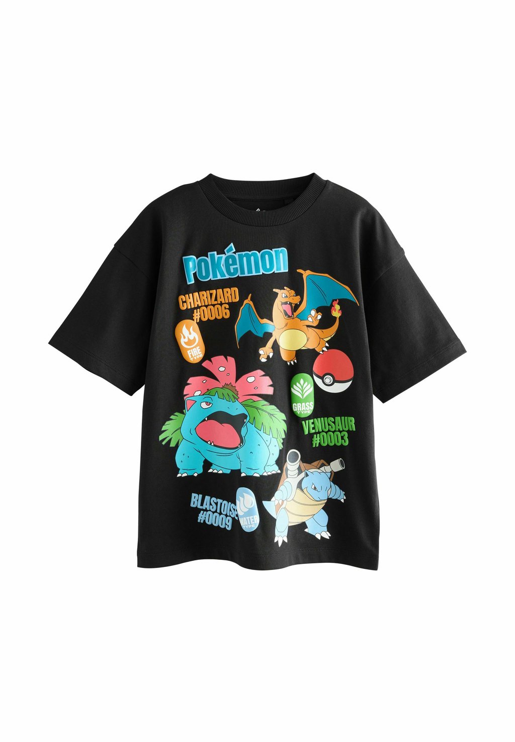 

Футболка с принтом POKEMON PIKACHU REGULAR FIT Next, черный