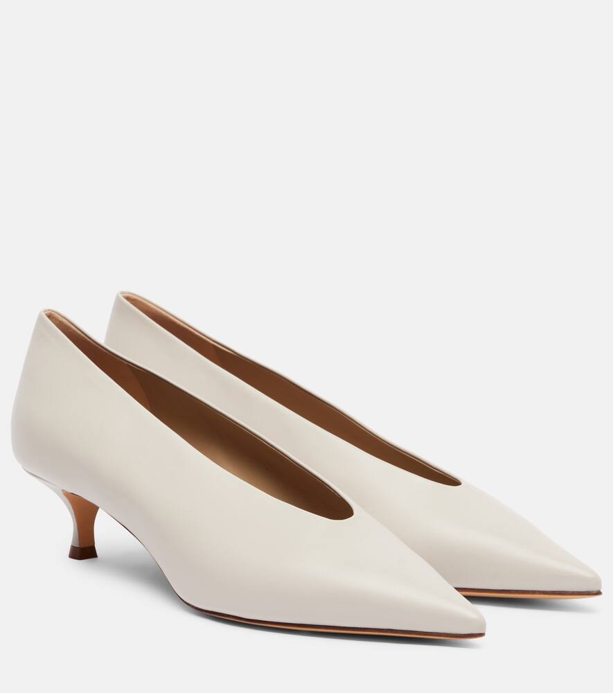 Кожаные балетки Babouche Le Monde Béryl, Pearl Grey