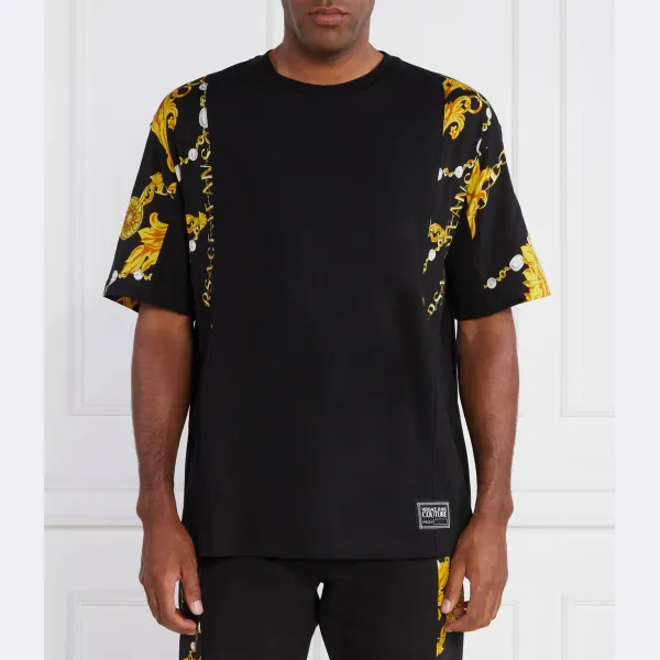

Футболка стандартного кроя Versace, черный