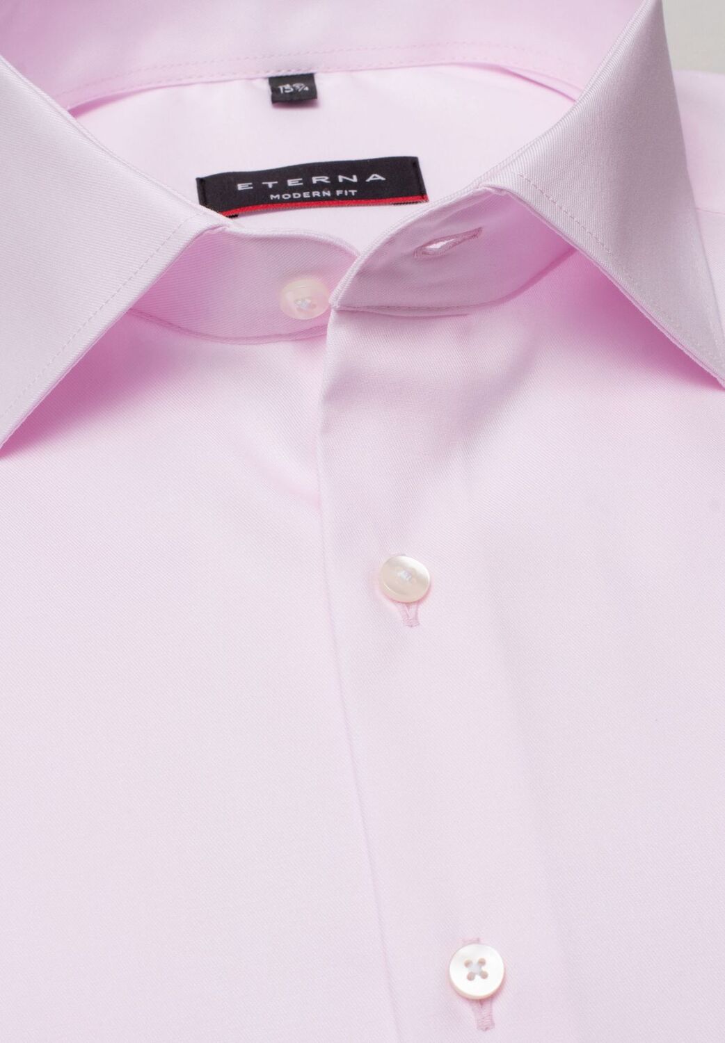 

Рубашка Cover Shirt Деловая, современный крой, воротник Кент, мужская ETERNA, розовый