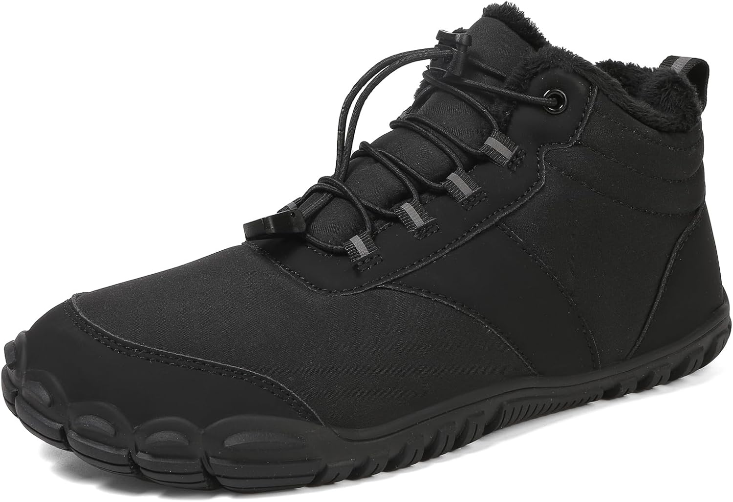 Снежные ботинки для женщин и мужчин 2025, зимняя обувь Peakfootwear, обувь-босоножки с меховой подкладкой Lghlmcl, черный — фото 2